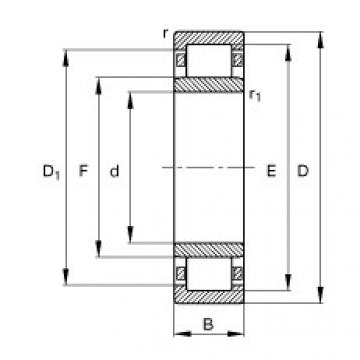 Bearing NU10/500-TB-M1 FAG