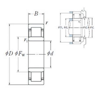 Bearing NU 208 EW NSK