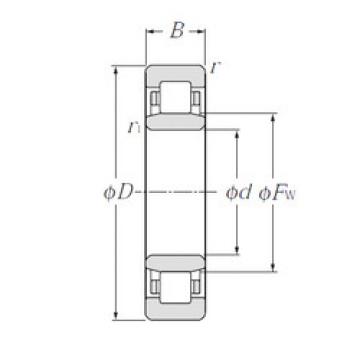 Bearing NU1010 NTN