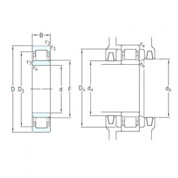 Bearing NU1008ML/HC5C3 SKF