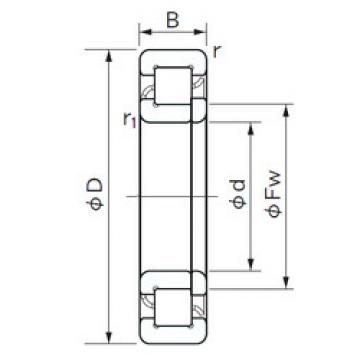 Bearing NUP 1018 NACHI