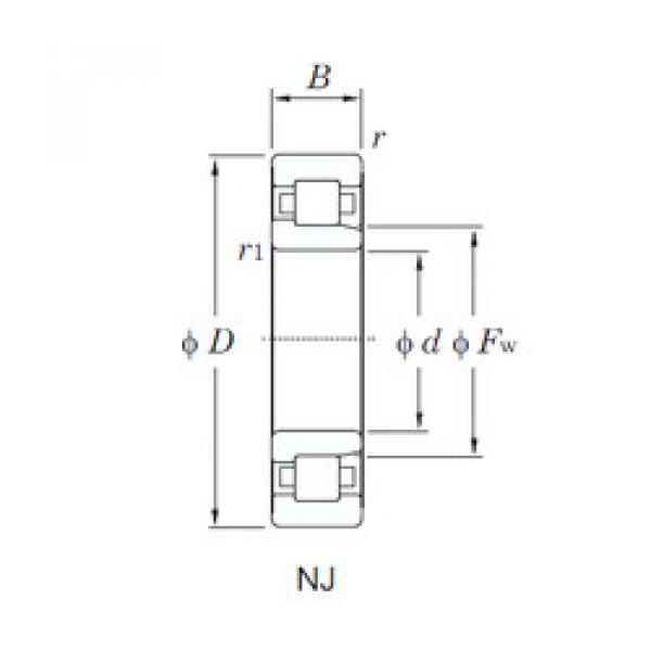 Bearing NJ2309 KOYO #1 image