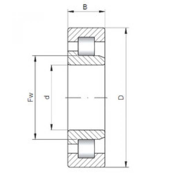 Bearing NJ3068 ISO #1 image