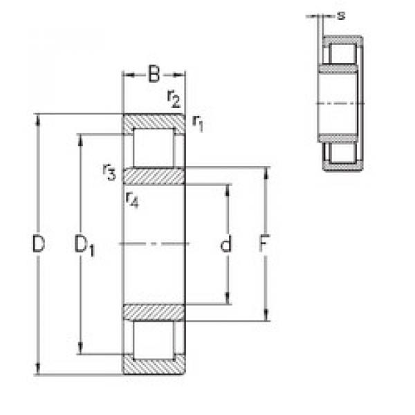 Bearing NU10/560-M6 NKE #1 image