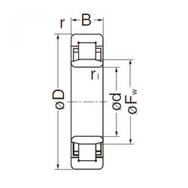 Bearing NU2206EG NACHI #1 image